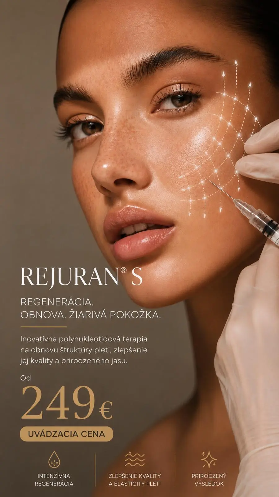 Ošetrenie jaziev a regenerácia pleti Rejuran S v KAHN KLINIK