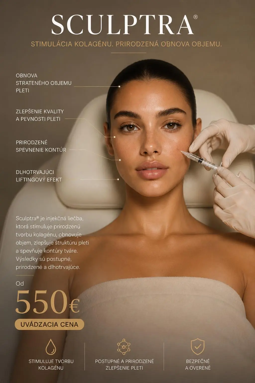 Aktivácia kolagénu so Sculptra® v KAHN KLINIK